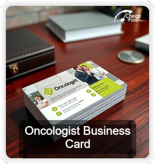 Oncologist business card design sample