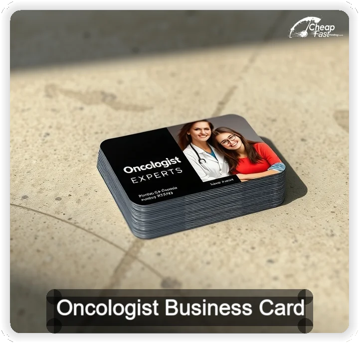 Oncologist business card design sample