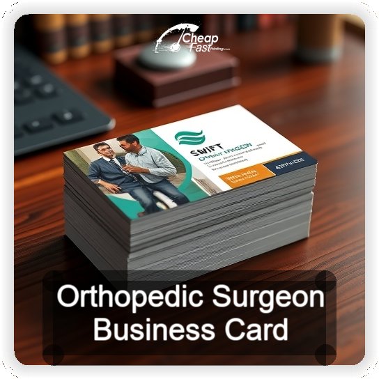 Orthopedic Surgeon business card design sample