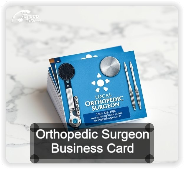 Orthopedic Surgeon business card design sample