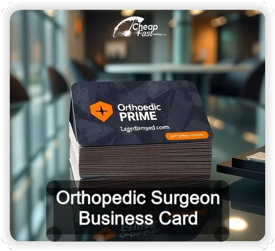 Orthopedic Surgeon business card design sample