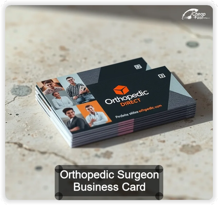 Orthopedic Surgeon business card design sample