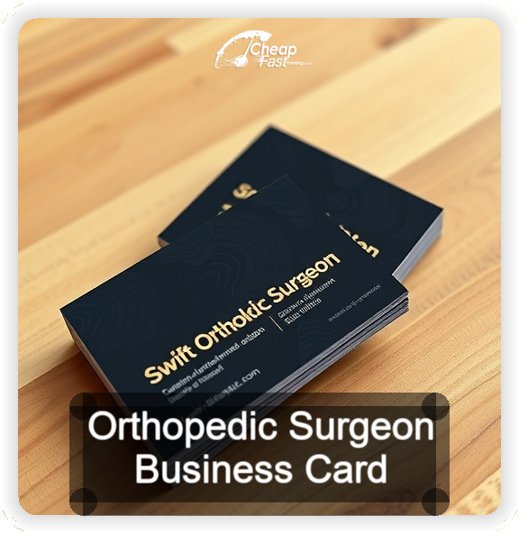 Orthopedic Surgeon business card design sample