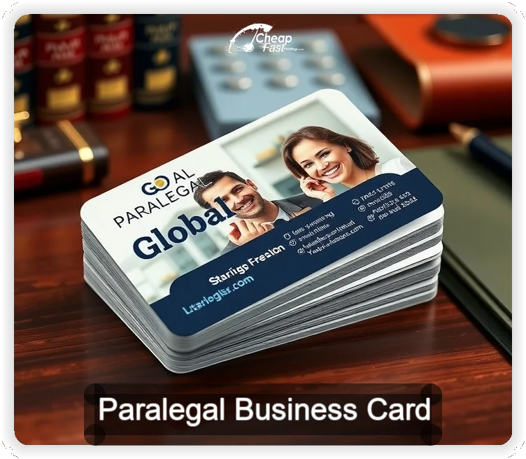 Paralegal business card design sample