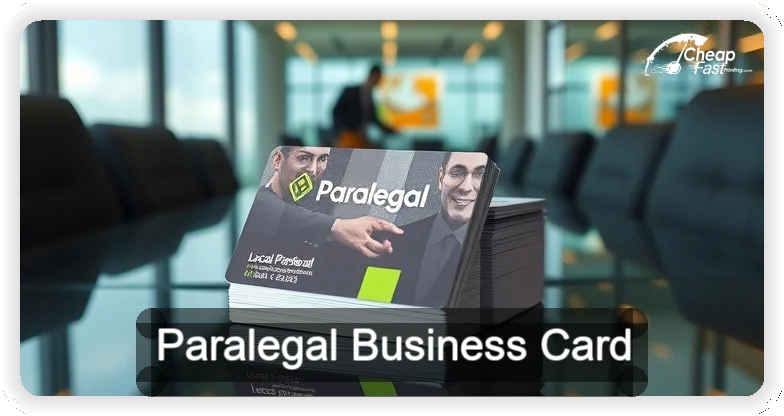 Paralegal business card design sample