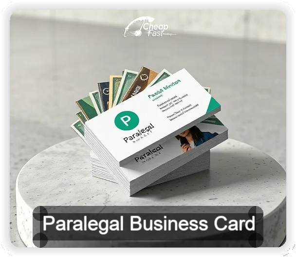 Paralegal business card design sample