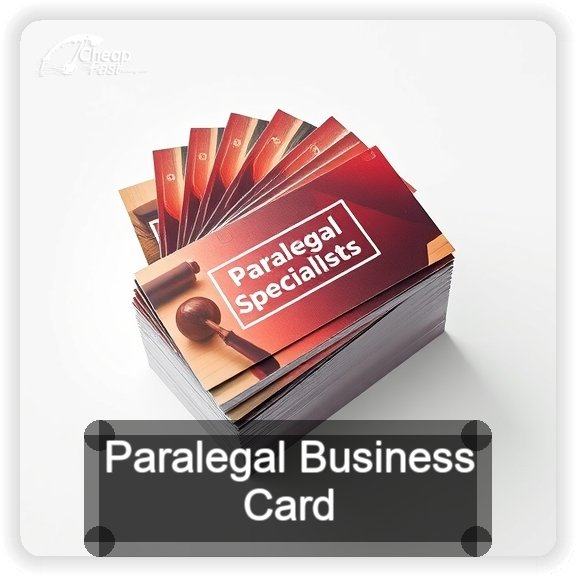 Paralegal business card design sample