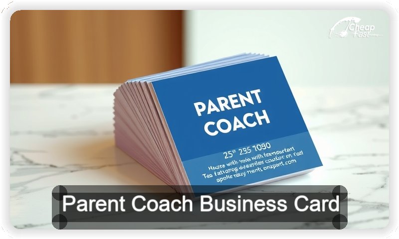 Parent Coach business card design sample