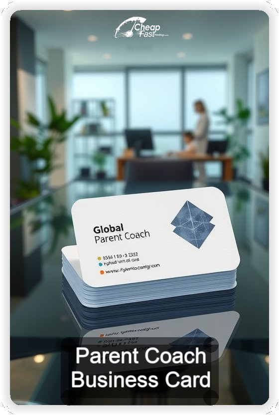 Parent Coach business card design sample