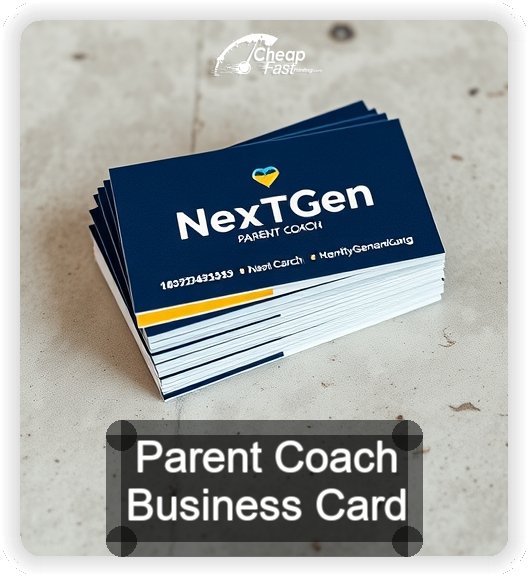 Parent Coach business card design sample