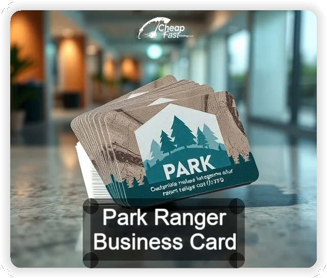 Park Ranger business card design sample