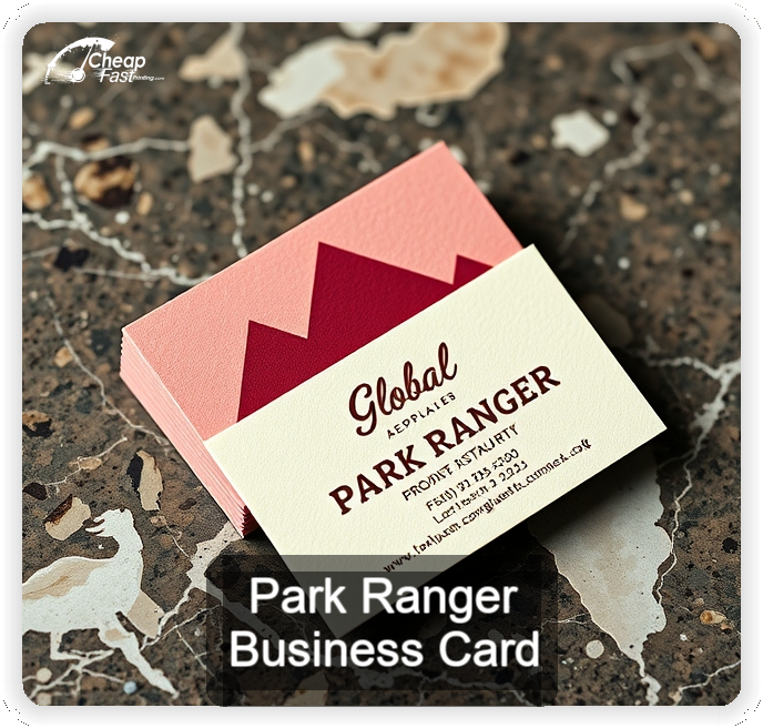 Park Ranger business card design sample