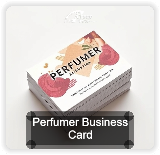 Perfumer business card design sample