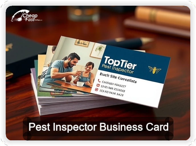 Pest Inspector business card design sample