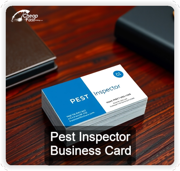 Pest Inspector business card design sample