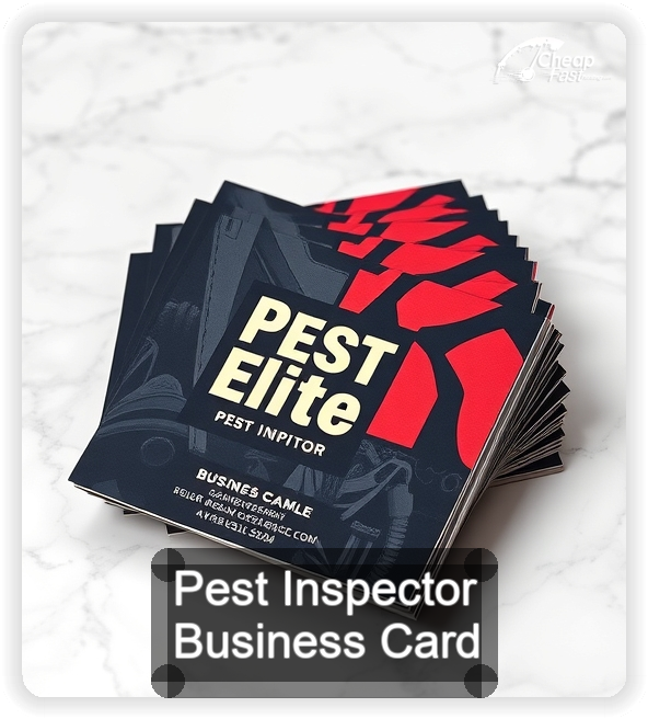 Pest Inspector business card design sample