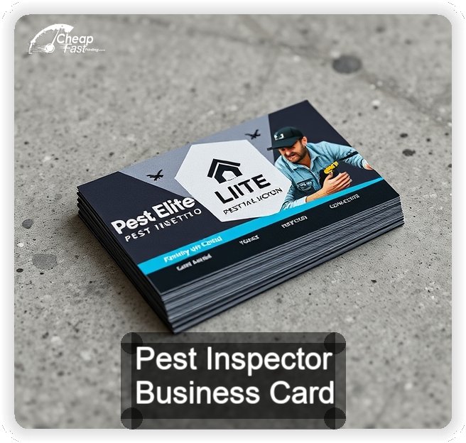 Pest Inspector business card design sample