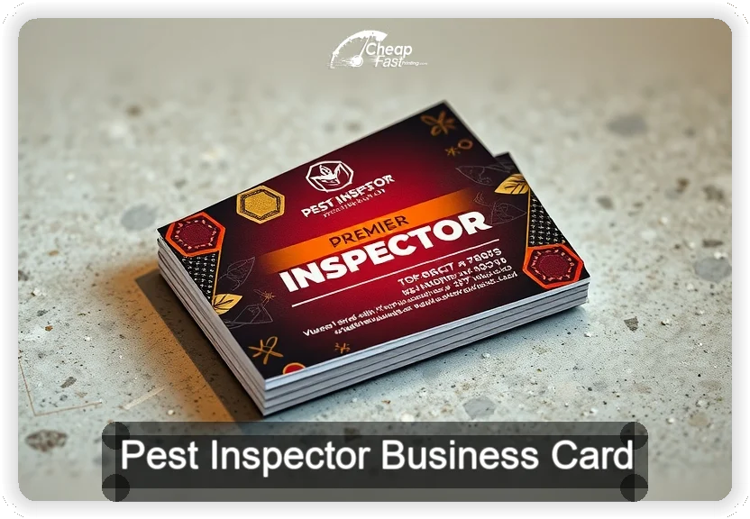Pest Inspector business card design sample