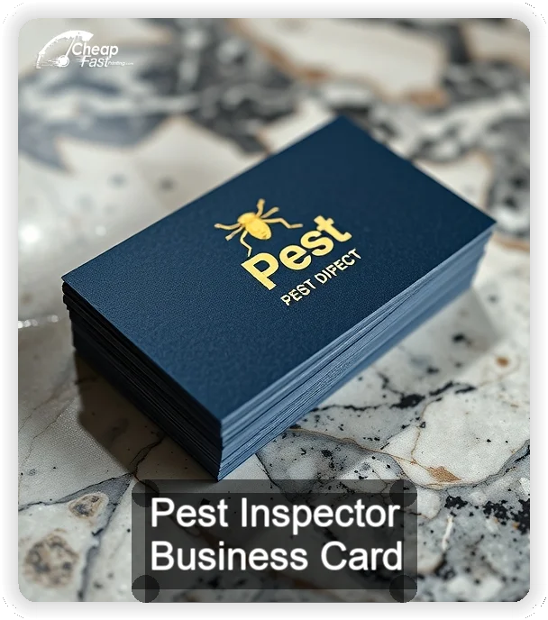 Pest Inspector business card design sample