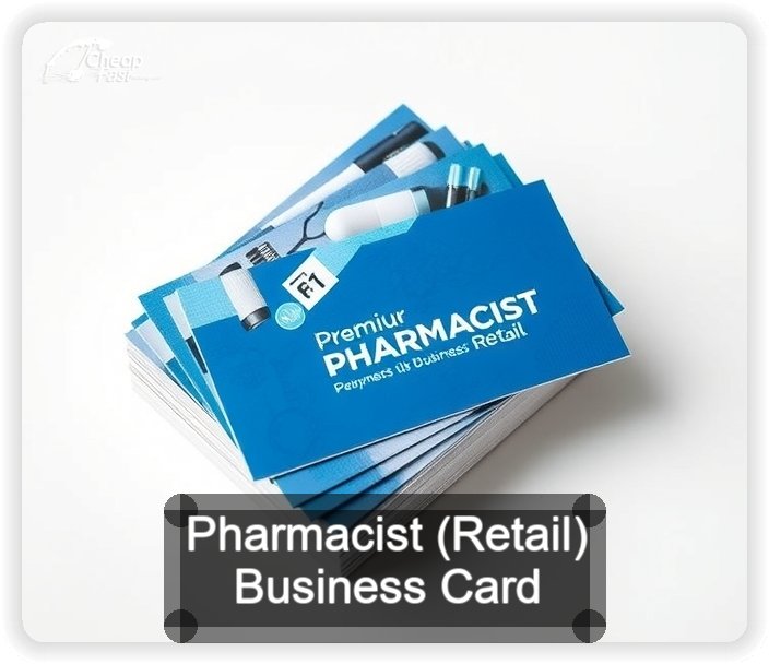 Pharmacist Retail business card design sample