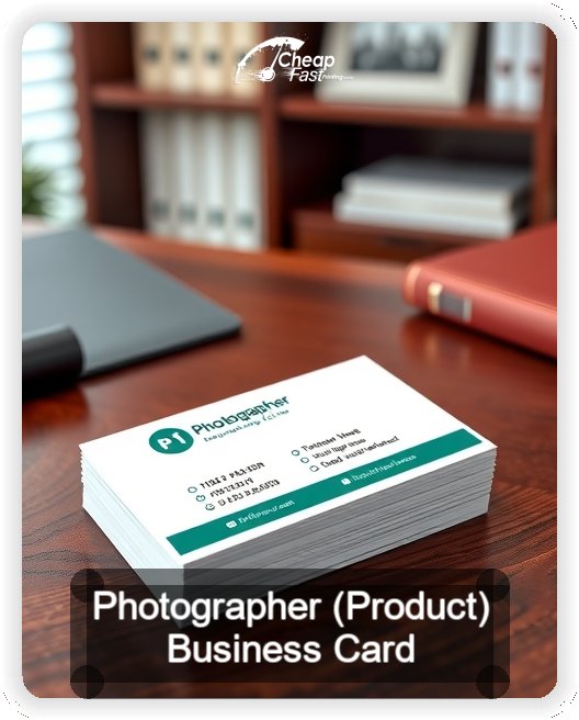 Photographer Product business card design sample