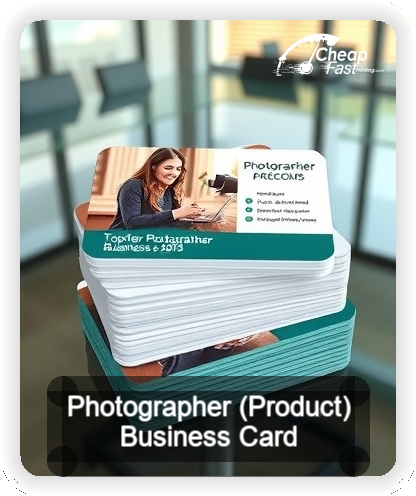 Photographer Product business card design sample