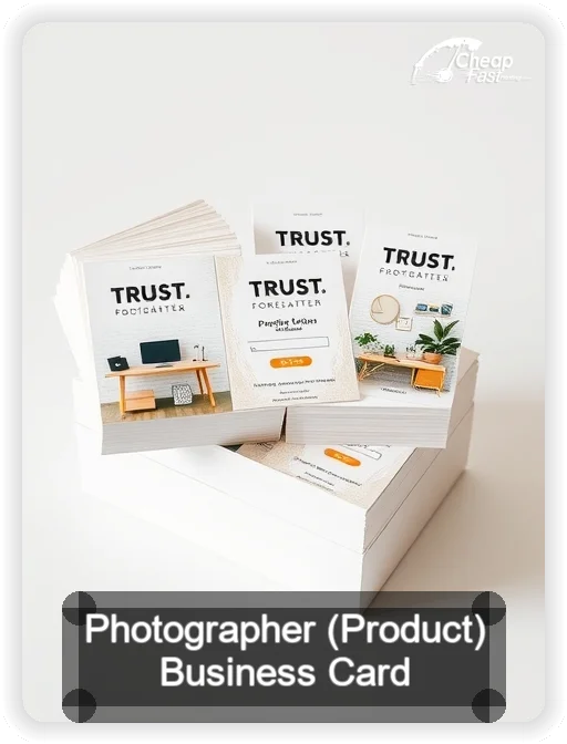 Photographer Product business card design sample