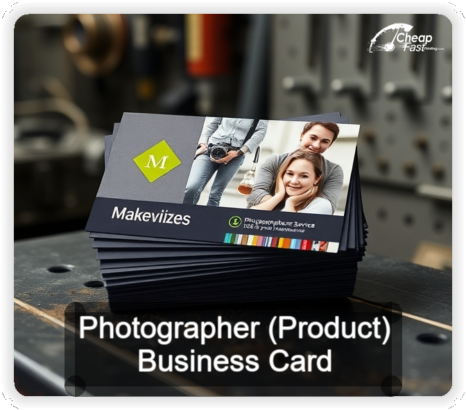 Photographer Product business card design sample