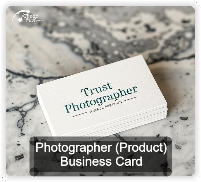 Photographer Product business card design sample