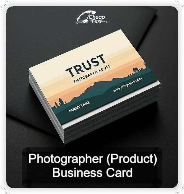 Photographer Product business card design sample