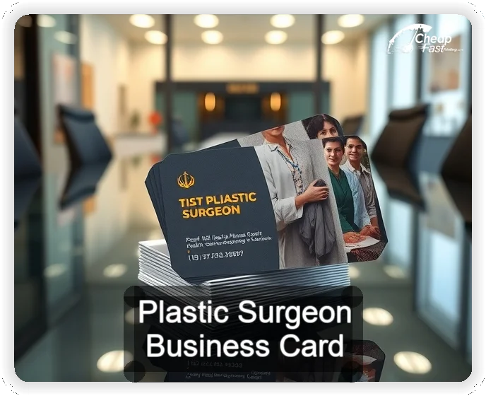 Plastic Surgeon business card design sample