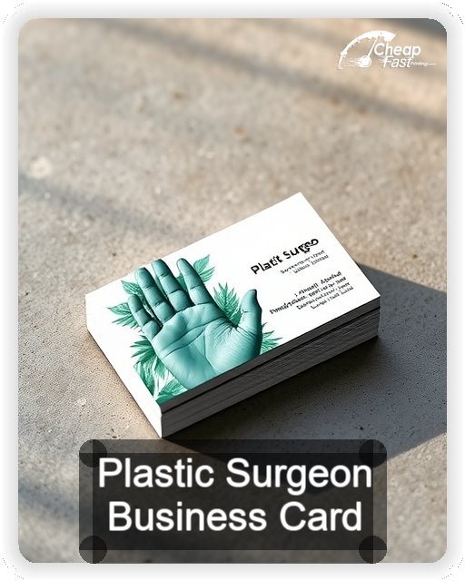 Plastic Surgeon business card design sample