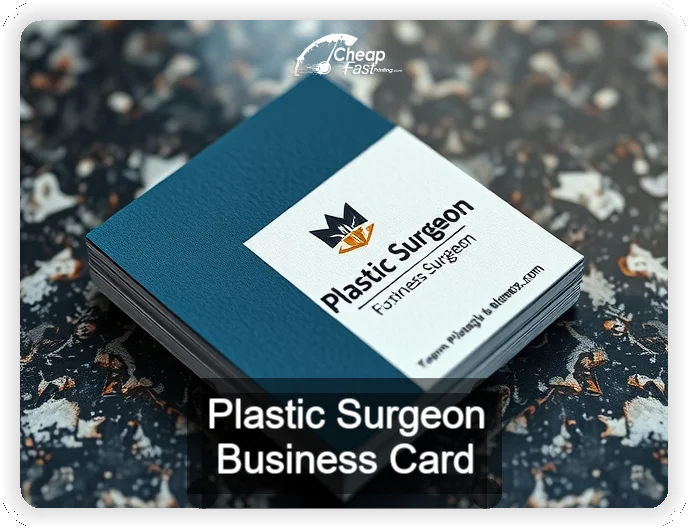 Plastic Surgeon business card design sample