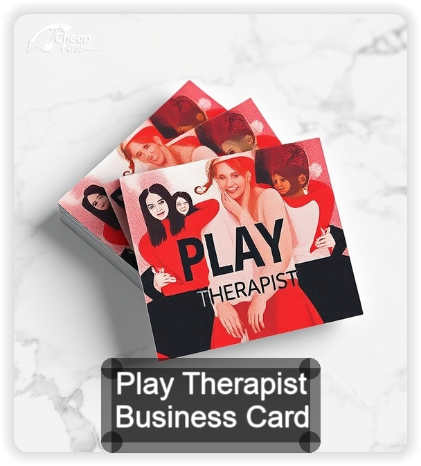 Play Therapist business card design sample