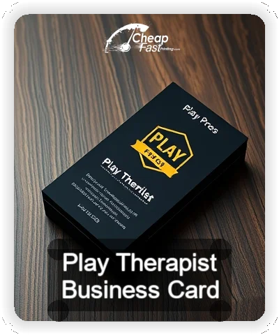 Play Therapist business card design sample