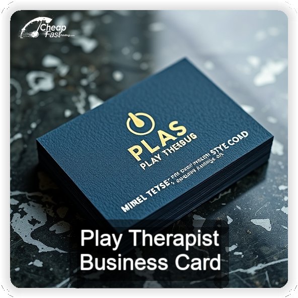 Play Therapist business card design sample