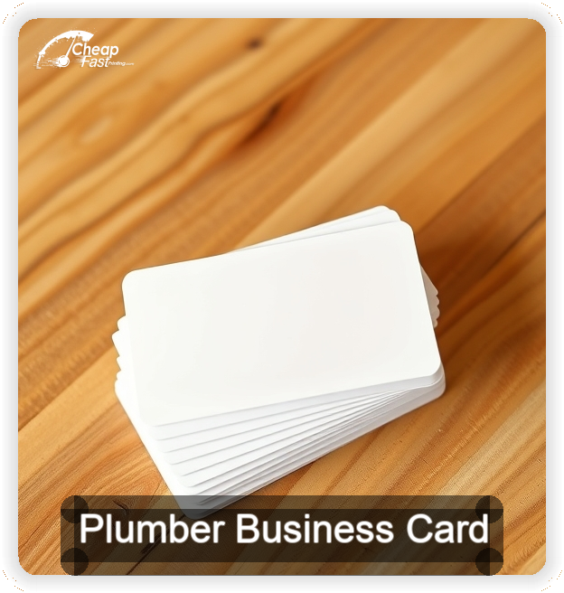 Plumber business card design sample
