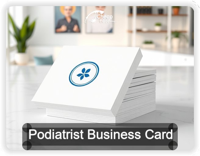 Podiatrist business card design sample