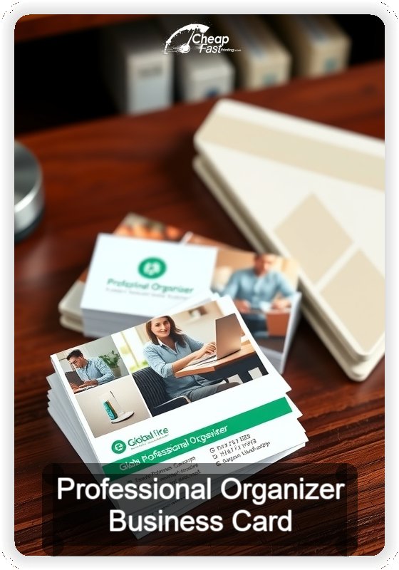 Professional Organizer business card design sample