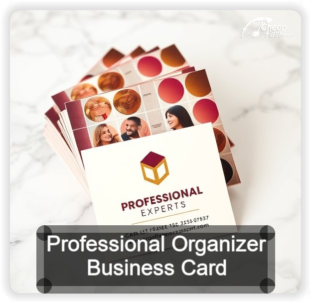 Professional Organizer business card design sample