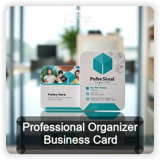 Professional Organizer business card design sample