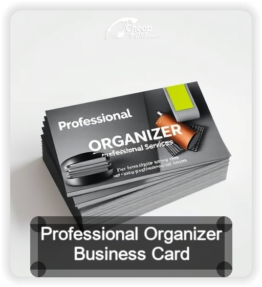 Professional Organizer business card design sample