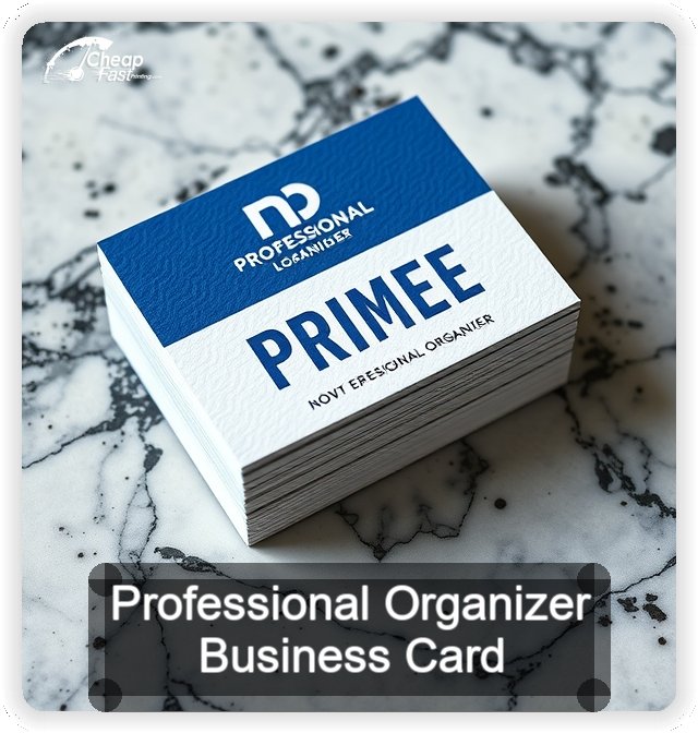 Professional Organizer business card design sample