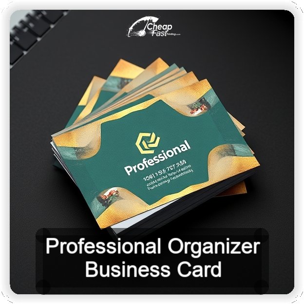 Professional Organizer business card design sample
