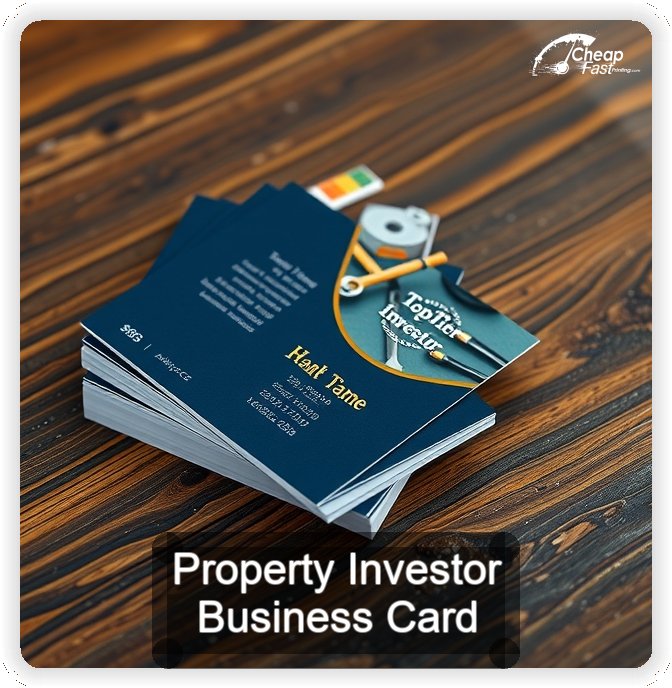 Property Investor business card design sample