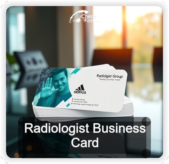 Radiologist business card design sample