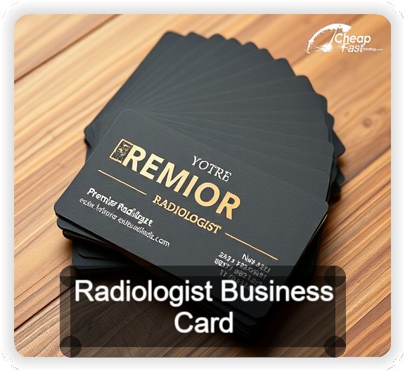 Radiologist business card design sample