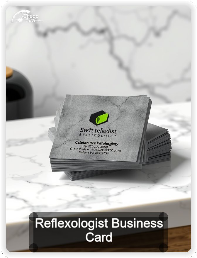 Reflexologist business card design sample