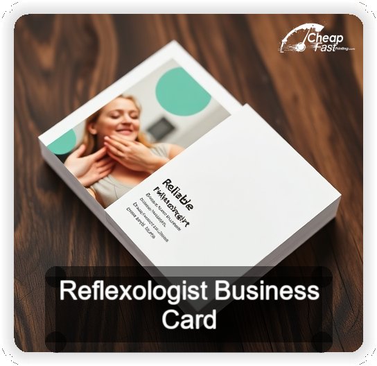 Reflexologist business card design sample