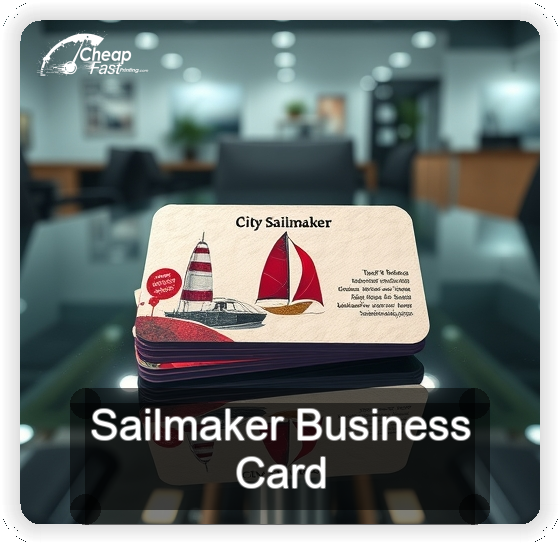 Sailmaker business card design sample